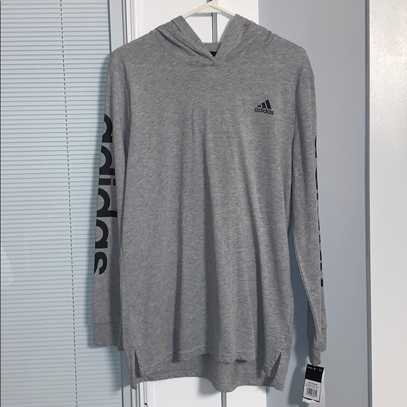 Adidas long sleeve shirt with hood - Picture 1 of 1